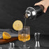 Cocktail Shaker with Double Measuring Jigger,18/8 Stainless Steel 24oz Martini Shaker Set,Drink Shaker Built-In Strainer,Bartender Kit. (Black)...