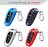 QBUC for Hyundai Key fob Cover,Soft TPU 360 Degree Car Key Case Protector with Keychain Compatible with 2022 2021 2020 Hyundai Sonata Santa fe Tuc...