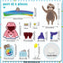 103 Pieces Weather Chart Bulletin Board Set for Classroom Dress Weather Chart for Preschool Decoration Seasonal Bulletin Board Cutout Set for 100t...