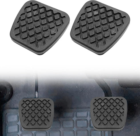 2 Pcs Rubber Brake Clutch Pedal Cover, Compatible with Honda Civic, Replacements 46545-SA5-000, 46545 SA5 000, 46545SA5000, Pedal Pad Cover...