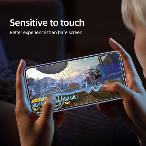 NEW'C Pack of 3 Tempered Protective Glass for Samsung Galaxy A34 5G, Scratch-Free, 9H Hardness, HD Screen Protector, 0.33 mm Ultra Clear, Ultra Re...
