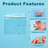 100 Packs Pill Bags 6 mil Sturdy 3x2.75 inch Pill Pouches BPA Free Seal Waterproof Handy Reusable Pill Bags for Travel Small Plastic Bags for Pill...