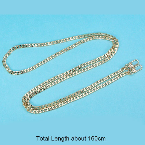 PH PandaHall 63 inch 7.5MM Width Iron Flat Purse Chain Strap Handbags Replacement Accessories for Wallet Clutch Satchel Tote Bag Shoulder Crossbod...