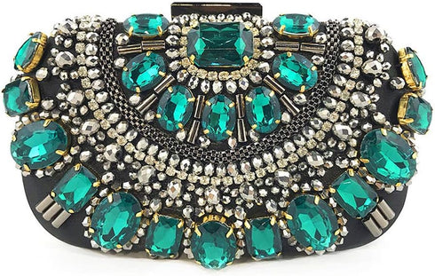 Emerald Green Rhinestones Oval Sew On Rhinestone 50pcs 10x14mm Flatback Rhinestones with Silver Prongs for Crafts Clothes Dresses Shoes Jewelry Ma...