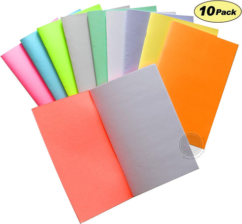 Sketch Book, Journaling Notebooks & Drawing Books for Kids | Bulk Notebooks, Small Sketchbook, Blank Books with Covers | 32pg of Unruled Premium P...
