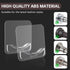 BRIOFOX Extra-Large Adhesive Shower Curtain Rod Holder | No Drilling | Invisible Wall Mount Holder | Transparent Rod Retainer, 2 Pack(Rod Not Incl...