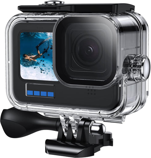 Kuptone Waterproof Case 60M/196FT Underwater Protective Dive Housing Shell with Bracket Mount Accessories for Go Pro 11/10/9 Action Camera...