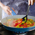 Pack of 2 Large Silicone Cooking Spoons,Non Stick Solid Basting Spoon,Heat-Resistant Kitchen Utensils for Mixing,Serving,Draining,Stirring (Black)...