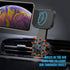 WixGear Magnetic Mount, Universal Air Vent Twist Hole Magnetic Phone Holder for Car, for All Cell Phones with Fast Swift-Snap Technology, Will Not...