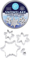 R&M International Snowflake Cookie Cutters, Assorted Designs and Accents, 5-Piece Set...