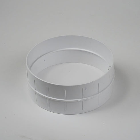 Plastic 6" inch Inline Duct Connector. Exhaust/Inlet Connector for Flexible or Straight Duct. - Connector Size 5.9"...