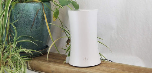Clean Lines, Modern Design, Long Running, White Essential and Aroma Oil Diffuser, Room and Air Freshener, Bathroom and Kitchen Decor...