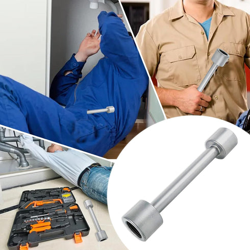 Angle Stop Tool Removal Tool Angle Stop Wrench Plumbing Tool Wrench for New Angle Hand Tools Compression Ring-Angle On Wrench (Silver)...