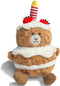 Birthday Stuffed Animals for Kids 10in Cute Fuzzy Cake Plush Toy for Girls Boys Kawaii Cozy Food Plushies for Toddler Huggable Teddy Bear Soft Toy...