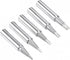 uxcell Lead-free Soldering Iron Tip Flat Edge 0.8D+1.2D+1.6D+2.4D+3.2D 4mmx41mm Replacements for Soldering Station 5Pcs...