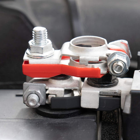 Premium Battery Terminal Connectors for Nissan, Positive and Negative 1 pair, Good Contact, Corrosion Resistance, Fits For 243407F000 243407F001...