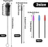 62 Pieces 3 Size Hummingbird Feeder Cleaning Brush Mini Nylon Tube Brush Set Nylon Hummingbird Feeder Parts Cleaning for Baby Bottles, Tubes, Jars...