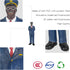 5PCS Professional Character Models Figures Set Educational Toys Christmas Party Decoration for 3 4 5 6 Kids Boys and Girls (Doctors, firefighters)...