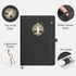 AHGXG Lined Journal Notebook for Women Men, A5 Hardcover Leather Journals for Writing, 192 Numbered Pages Daily Journal, College Ruled Notebook fo...