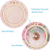 Full Range of Embroidery Starter Kit with Pattern, Cross Stitch Kit Including Clear Organza Stamped Embroidery Fabric with Pattern,Plastic Embroid...
