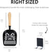 Cat Litter Scoop - Large Metal Cat Litter Scooper with Holder - Non-Stick, Easy to Clean Kitty Litter Scoop, Deep Shovel Cat Scooper for Litter Bo...