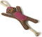 Jajmo Legacy Natural Suede Dog Chew Toy for Adult & Small Dogs, Durable & Attractive Monkey Dog Toy for Teething, Chewing & Playing...