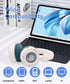 Wireless On-Ear Headphones Bluetooth with Microphone, Lightweight Foldable Wireless Headphones Built-in LED Lights, FM Radio, Micro SD/TF Slot for...