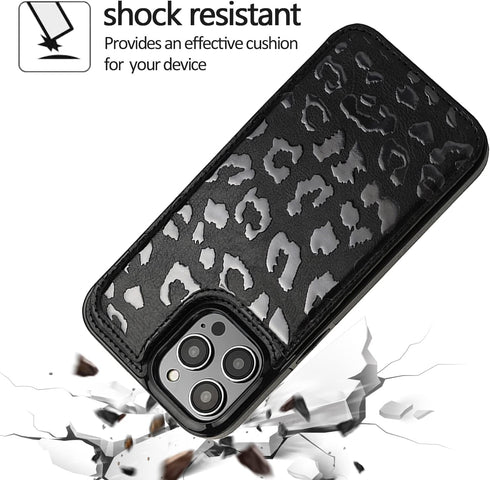 uCOLOR Flip Leather Wallet Case Card Holder for iPhone 12 Pro/12 Women and Girls with Card Holder Kickstand Marble Design Compatible with iPhone 1...