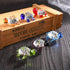 Crystalsuncatcher Handmade Tiny Turtle Hand Blown Glass Ornaments Gifts Decor Collectible Figurine Gardens(Turtle)...