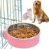 Crate Water Bowl No Spill Water Bowl for Dog Crate Kennel Water Bowl Hanging Pet Cage Bowls with Bolt Holder for Dog, Puppy, Cat, Rabbit, ect?PINK...