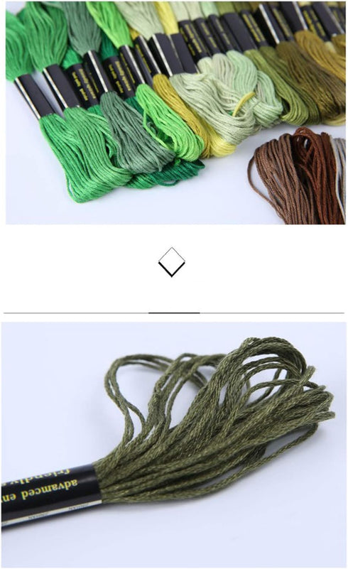 Friendship Bracelet String 50 Skeins Rainbow Color Embroidery Floss Cross Stitch Embroidery Thread Cotton Floss Bracelet Yarn, Craft Floss...
