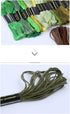 Friendship Bracelet String 50 Skeins Rainbow Color Embroidery Floss Cross Stitch Embroidery Thread Cotton Floss Bracelet Yarn, Craft Floss...