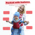 Baby Carrier Newborn to Toddler, Cozy Baby Wrap Carrier(8-32lbs), Adjustable Infant Carrier, Lightweight Baby Holder Wrap Carrier, Baby Sling Carr...