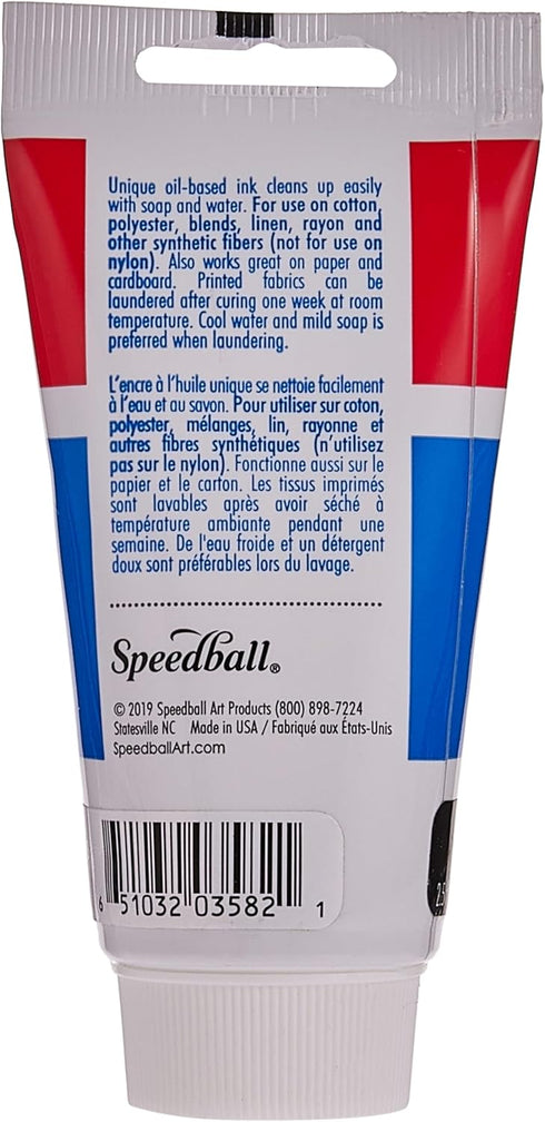 Speedball 3582 Transparent Extender Base For Fabric Block Printing Ink AP Certified 2.5 FL OZ...
