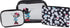 Mickey Mouse Cosmetic Case Set - Officially Licensed Mickey and Minnie Mouse Travel Cosmetic Case 3 Piece Set - Girls, Boys, Teens, Adults (Black ...