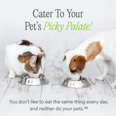 pawTree Healthy Food Toppers for Dogs & Cats - Appetite Booster with Freeze-Dried Proteins. Delicious Pet Food Seasonings and Flavor Enhancer for ...