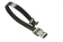 Slim Flat USB C 90 Degree Angled FPV Flat Slim Thin Ribbon FPC Cable USB Type-C 90 Degree to Standard USB A for sync and Charging Black (20CM)...