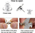 YouOKLight Button pins for jeans, jean buttons pins for loose jeans, revamp your jeans with ease! No sew instantly adjust and secure loose jeans, ...