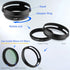 Haoge LH-X53B 3in1 Lens Hood with Adapter Ring with Cap Set for Fujifilm X100VI Fuji FinePix X70 X100 X100S X100T X100F X100V Camera Black replace...