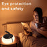 RGB Table Lamp Cordless Rechargeable Portable,Powerful 6000mAh Battery Operated Night Light Dimmable LED Ambient Lighting Bedroom Lamp for Bedside...