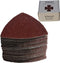Triangular Oscillating Multi Tool Sanding Pads 3-1/8 Inch 80mm Assorted Grit 60/80/100/120/240 Grits Pack of 55 Pcs No.XG5501...