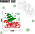 5"x5"Reusable Christmas Painting Stencils,24Pcs Xmas Waterproof Slice Templates Plastic Drawing Stencils for Kids Christmas DIY Craft Supplies...