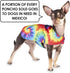 Handmade Dog Poncho from Tie Dye Blanket - Dog Clothes - Coat - Costume - Sweater - Vest (Tie Dye, XXS)...