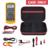 Comecase Hard Carrying Case for Fluke 87-V/ 87V Max/ 88V Digital Multimeter, Protective Travel Storage Bag - Black+Red Zipper...