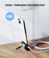 Small Portable Battery Charger for iPhone, Little Battery Pack with Metal Stand/100%-0% LCD Display/Back LED Flashlight Mini Power Bank Charger fo...