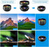 (Newest) Phone Camera Lens, 9 in 1 Lens Kit, Zoom Lens, 0.36X Wide Angle Lens + 0.63X Wide Lens + 15X Macro Lens + 20X Macro Lens + Fisheye Lens +...
