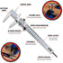 Performance Tool W80163 6-Inch Non Digital Vernier Calipers Set...