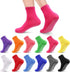 12 pairs pilate socks yoga socks grippy socks Non slip socks woman with Hospital socks solid color bulk Ankle for home workout...