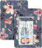 Fintie Slim Minimalist Front Pocket Wallet, RFID Blocking Credit Card Holder Card Cases with ID Window for Men Women (Blooming Hibiscus)...