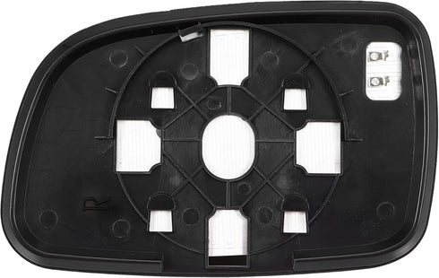 X AUTOHAUX Car Rearview Right Passenger Side Heated Mirror Glass Replacement W/Backing Plate for Jeep Grand Cherokee 1999-2004...
